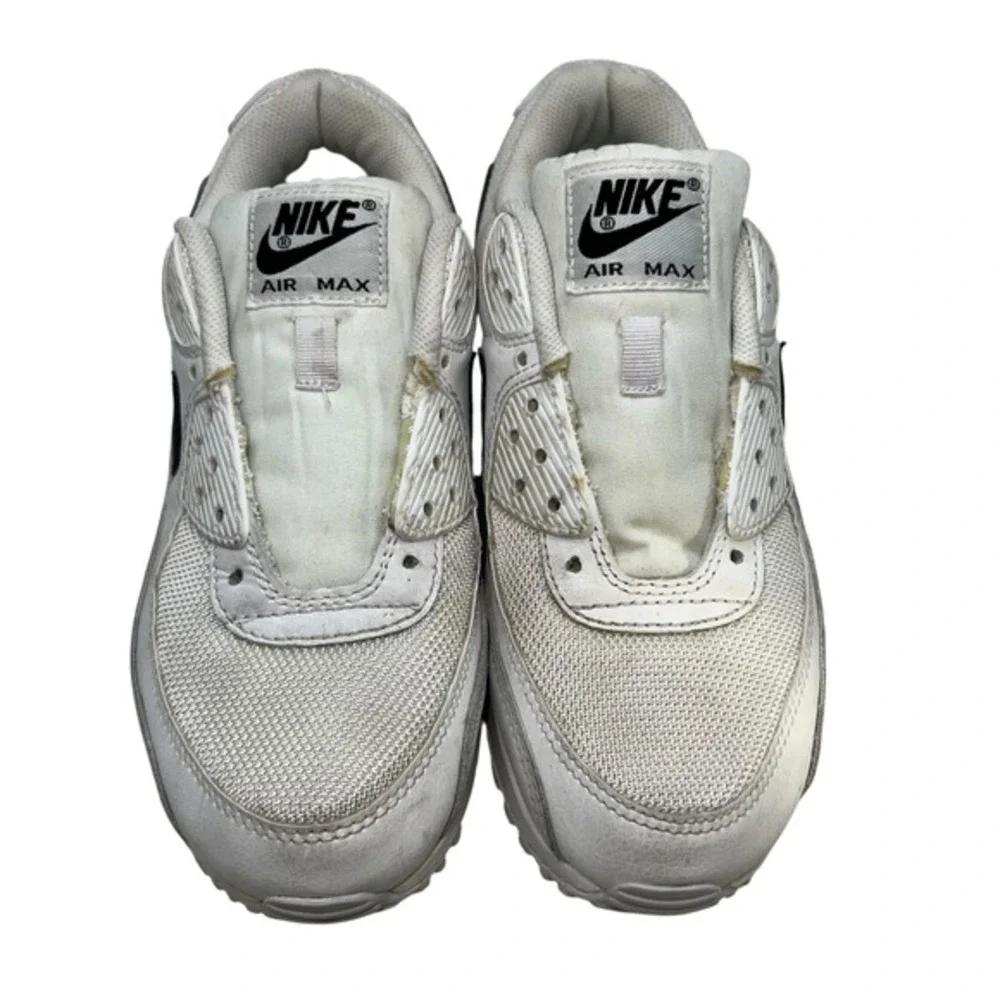 Nike Air Max 90‎ Womens 7.5 White Black Casual Sneakers Athletic Shoes
